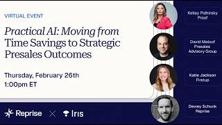Practical AI: Moving from Time Savings to Strategic Presales Outcomes