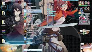 CRAZY ANIME DESKTOP THEME ( WINDOW 7 )