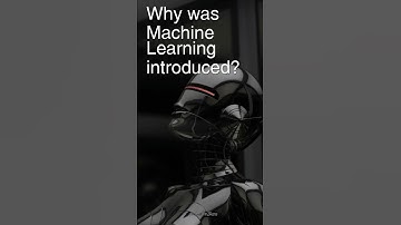 Today’s Question: Why was Machine Learning introduced? #interviewprep #datascience #machinelearning