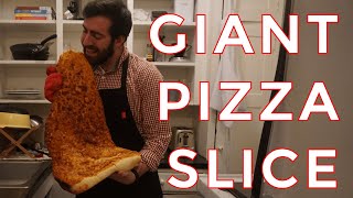 How to Make a Giant Pizza Slice - Homemade