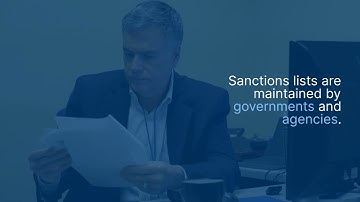 What is sanctions screening? Financial crime prevention explained.