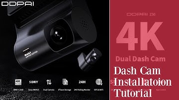 Dash Cam Installation Tips | How to Install DDPAI Z50 Front and Rear Dash Cam?