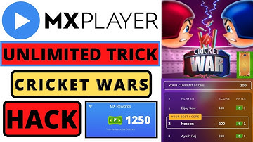 MX Player Cricket War Game Hack Trick |  Cricket War Hack Trick |Unlimited score |2021