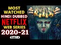 Top 10 "Hindi Dubbed" NETFLIX Web Series Most Popular in 2020-21 (Part 4) | Abhi Ka Review