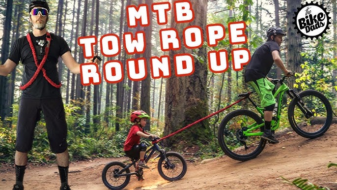 Introducing the Kids Ride Shotgun - Mountain Bike Tow Rope 