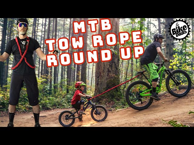 TRAX MTB Retractable Tow Rope Review - eBike to Mountain Bike Test