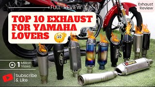 Top 10 Exhaust System for you Bikes 2023 | Sound Test on YAMAHA 125 by New Pak Trading Company