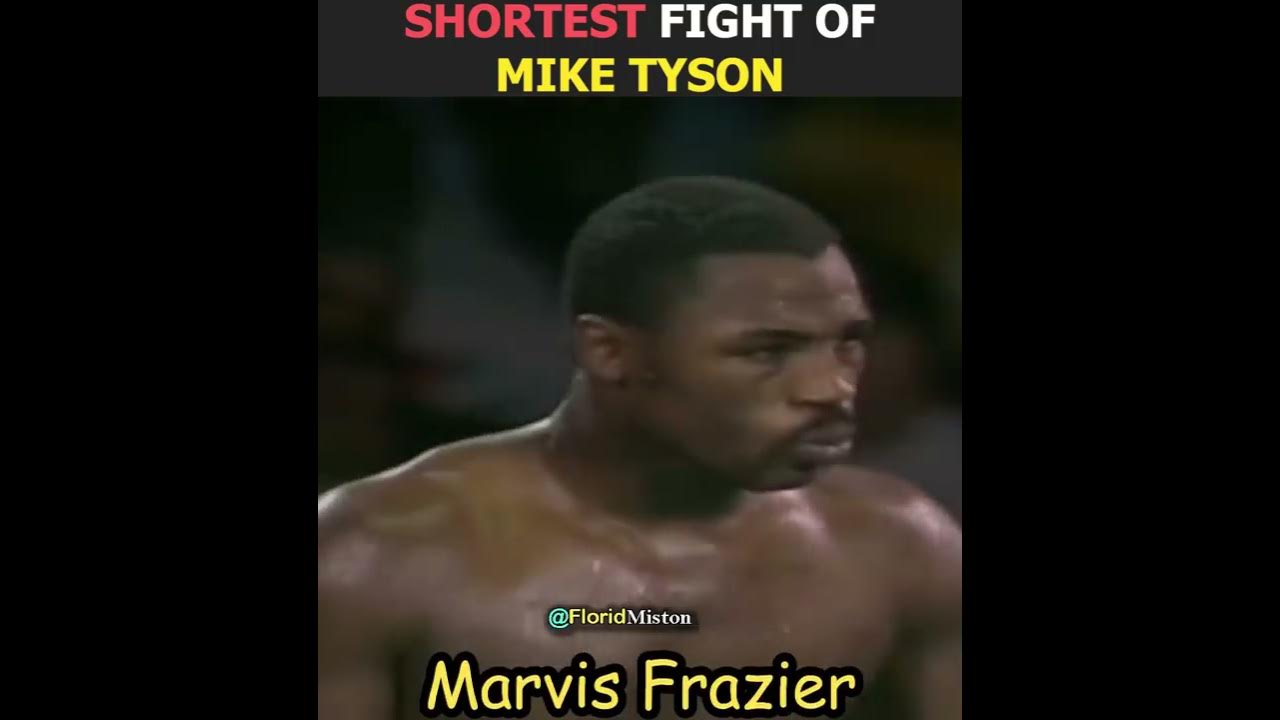 Shortest Fight of Mike Tyson - YouTube