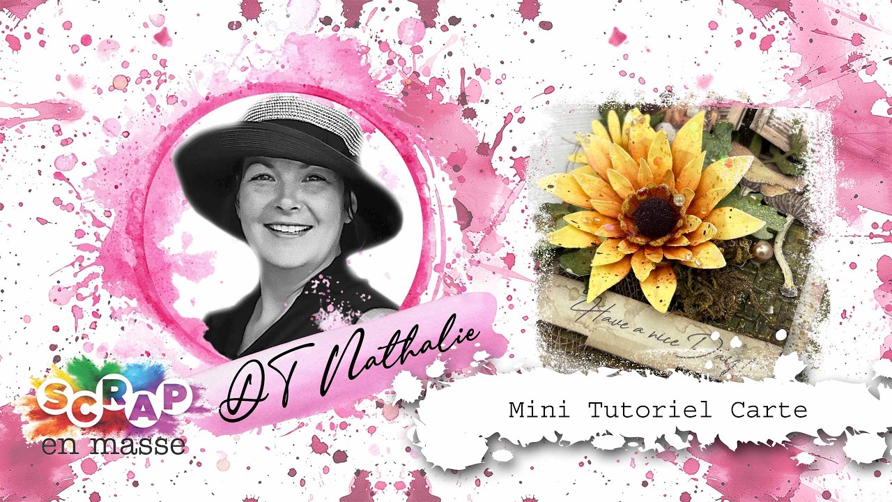 Tuto carte Stamperia Herbarium Silvae-DT Nathalie Boulay