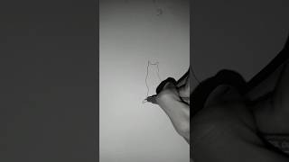 one line art cat #art #tutorial #onelineart #cat #cats