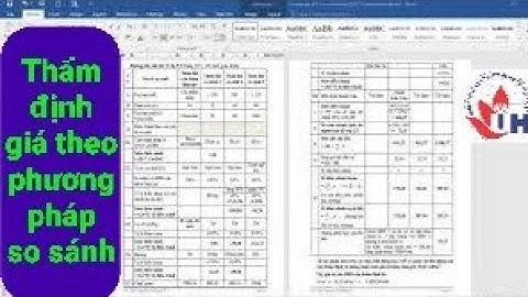 🛎 Hướng dẫn giải BT Thẩm định giá bất động sản theo phương pháp so sánh ♦ Thẩm định giá đất HOVY IUH
