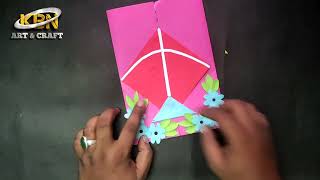 how to make beautiful Dashain Card easy | विजया दशमी | KB Nepali _Krishna Bahadur Nepali screenshot 5
