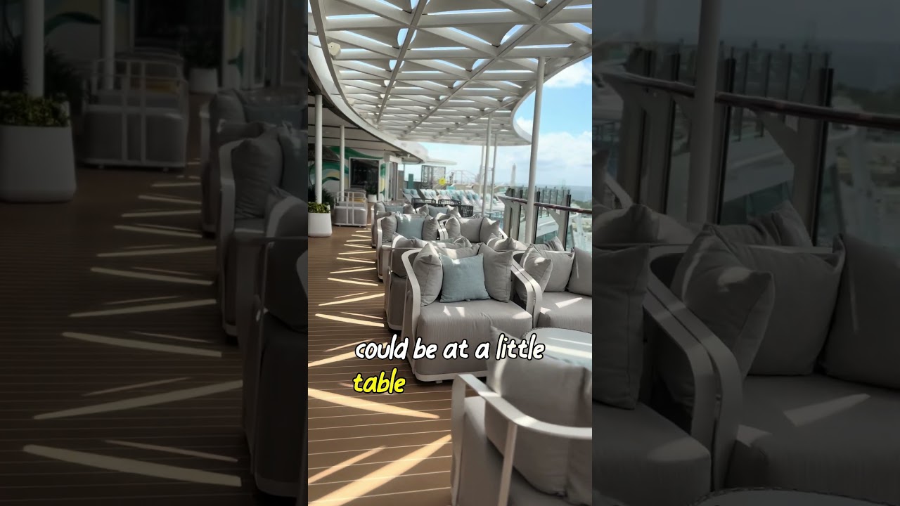 Suite sun deck on Utopia of the Seas is a GAMECHANGER!
