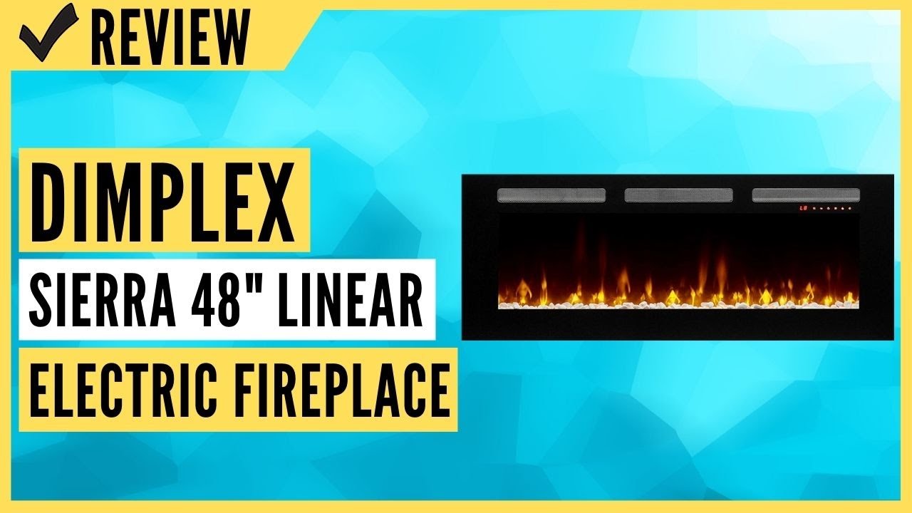 DIMPLEX Sierra 48" Linear Electric Fireplace SIL48 Review YouTube