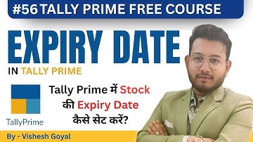 Set Expiry Date In Tally Prime | Expiry Date In Tally Prime | Stock Expiry Date In Tally Prime