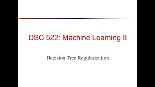 11-1 Decision Tree Regularization
