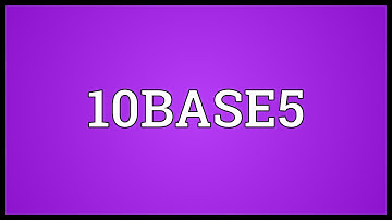 10BASE5 Meaning