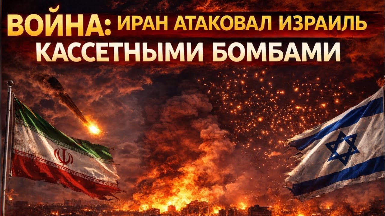 Иран разрушает Тель-Авив кластерными бомбами: ракеты прорывают оборону Израиля Документальный обзор