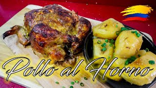 POLLO ASADO AL HORNO - RECETA PASO A PASO - CAPITULO #44