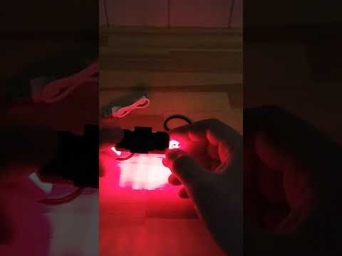 Габарити на кермо велосипеда (мигалка ліхтар на підсидельний штир) Червоні габаритні вогні, видео 1