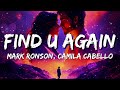Mark Ronson Camila Cabello Find U Again Lyrics mp3