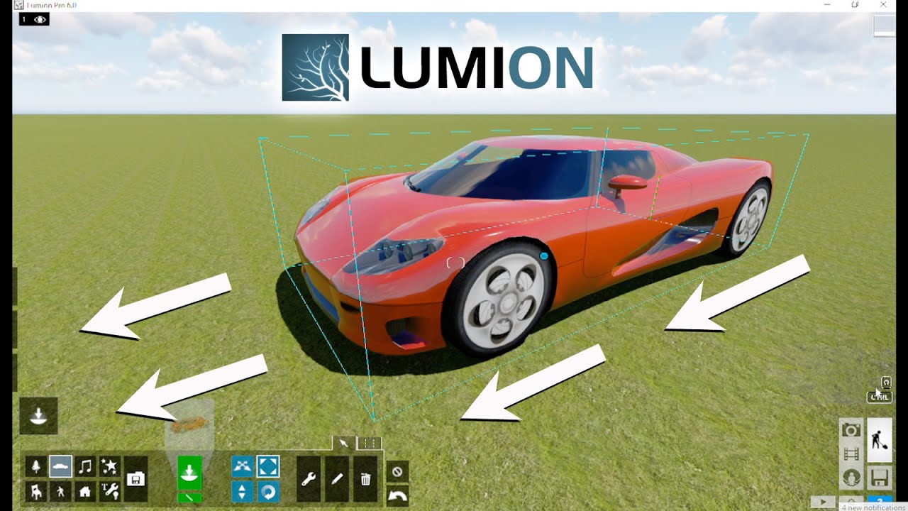 MEMBUAT ANIMASI  MOBIL SECARA MUDAH  DENGAN LUMION YouTube