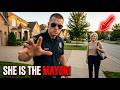 Officer Stops Suspicious Woman... Then Checks Her ID!
