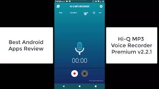 Hi-Q MP3 Voice Recorder Premium 2.2.1, Best Android Apps Review screenshot 4