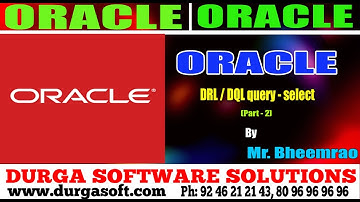 Oracle DRL DQL Query  Part -2 by Bheemrao