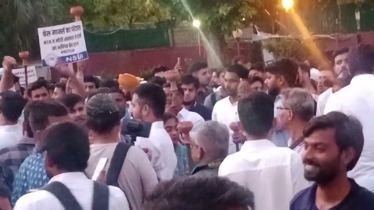 NSUI Demands to Ban NTA and to Organize RENEET Exam Through Peaceful March*