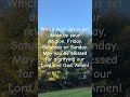 Blessed Days of Praise and Worship