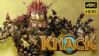 Knack • 4K HDR Resolution Mode Gameplay • PS4 on PS5