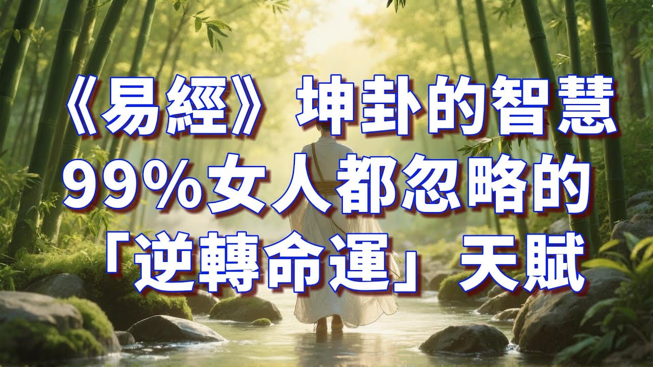 易经的智慧：被塵封的女性力量：從《易經》坤卦，喚醒你體內的“靜定”與“吸金”磁場 #人生智慧 #人生感悟 #正能量 #易经 #國學 #心靈成長  #女性智慧 #女生必看 #女人必看 #國學智慧