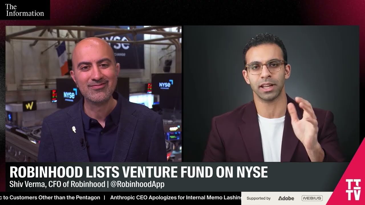 Robinhood’s New Venture Fund Play
