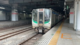 【発車メロディー有】仙台駅3番線 E721系500番台 発車