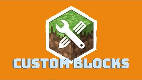 Minecraft PE Addon tutorial: Custom Blocks