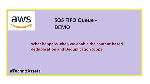 #TechnoAssets #AWS - SQS FIFO Queue - [Demo]
