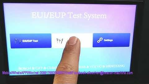 CR2000 common rail injector tester video