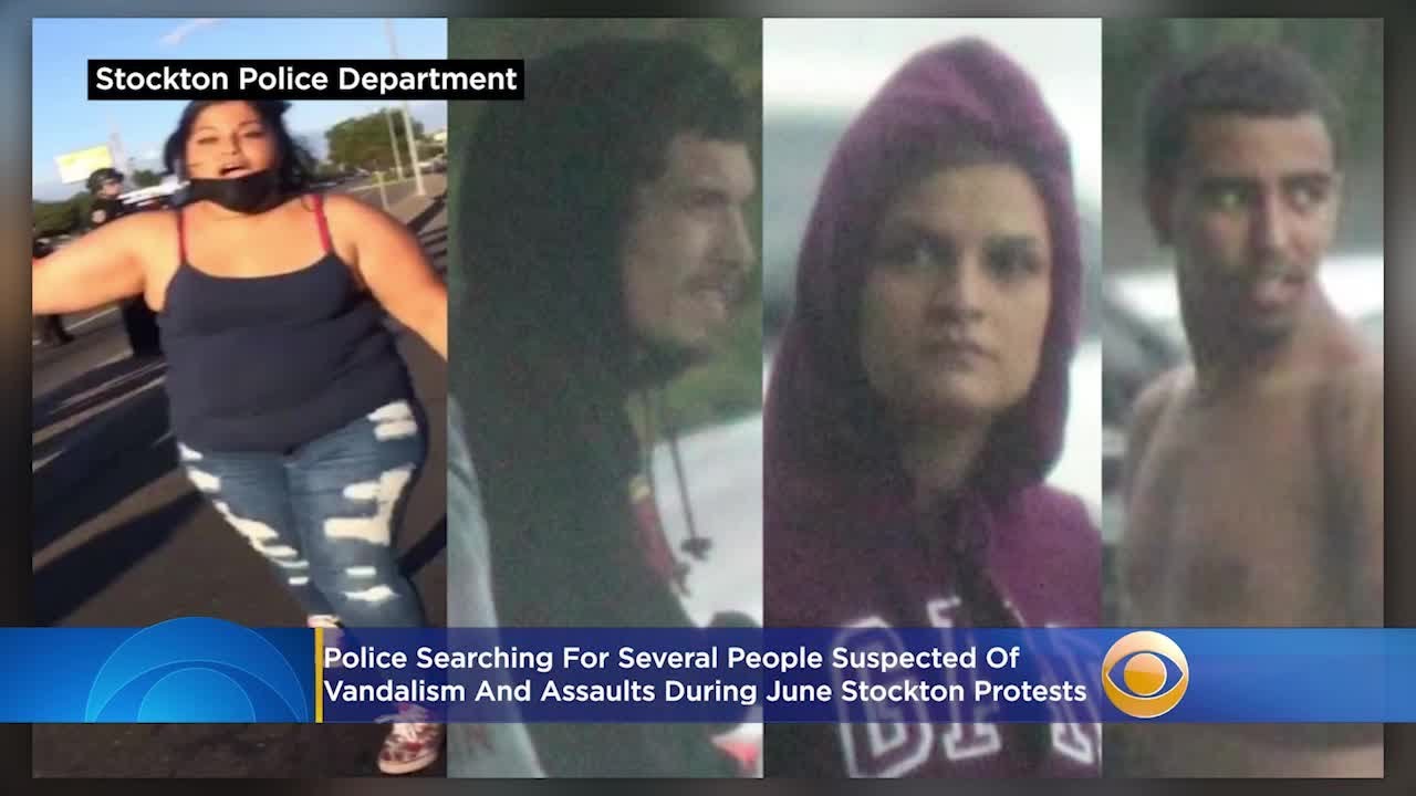 Search On For People Suspected Of Vandalism, Assaults During June Stockton Protests