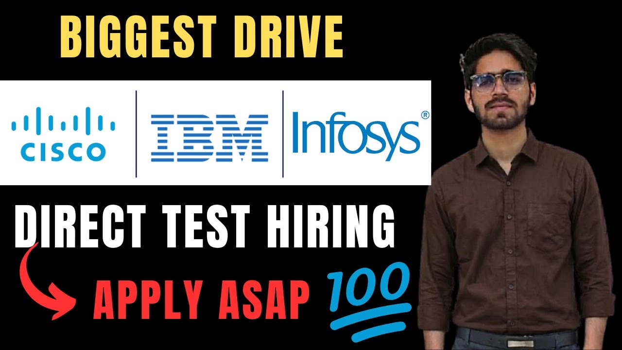 Infosys , IBM Mass Announcement For 2026, 2025 | Cisco Hiring For 2027 | Direct Test Hiring