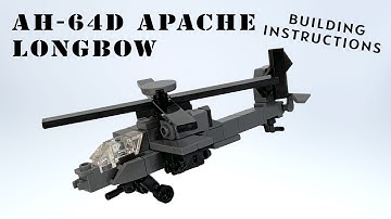 LEGO AH-64D Apache Longbow Attack Helicopter Building Tutorial