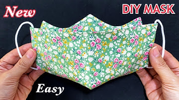 New Style Beautiful 3D Mask! Diy Face Mask 3Layers Easy Pattern Sewing Tutorial | How to Make Mask |