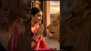 Lion Saved The Girl’s Life 😯 #shorts #aivideo #ai
