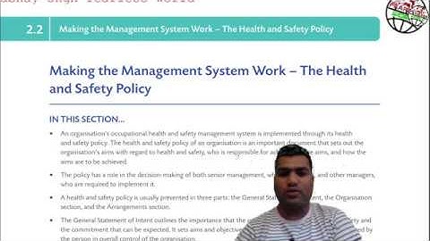 2.2 Health and Safety Policy part 1