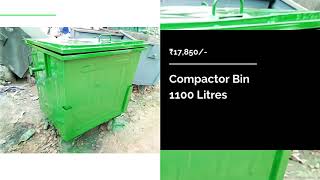 Compactor Bin 1100 Litres
