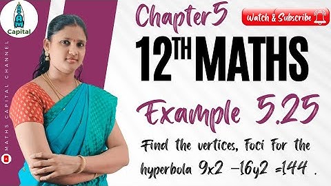 Class 12 Maths Chapter5 Example 5.25 Two Dimensional Analytical Geometry Example5.25 12th Math Ex5.2