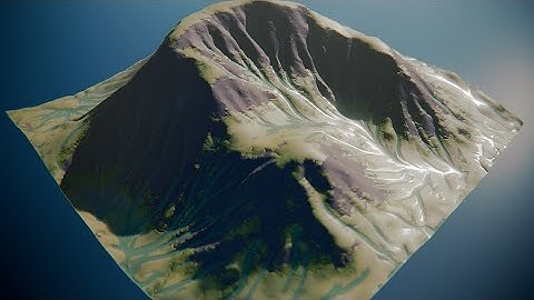 Blender Geometry Nodes - Terrain Erosion