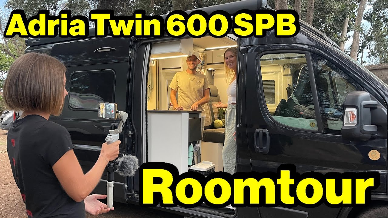 Обзор салона автодома | Fiat Ducato Adria Twin 600 SPB | Сможет ли этот кемпер преодолеть Панамер...