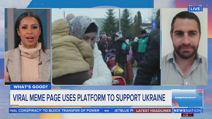 Viral meme pages team up to help Ukraine | Morning...