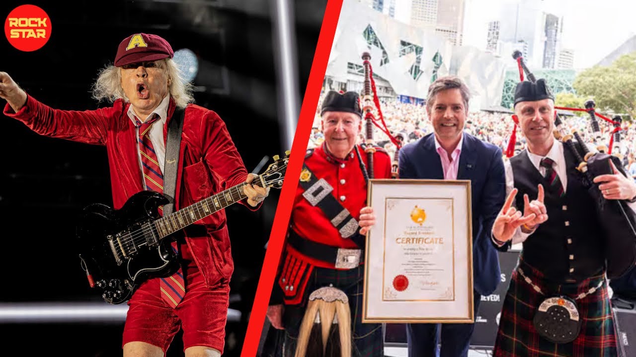 Bagpipe World Record! AC/DC Just Can’t Stop to Rock the Melbourne - YouTube